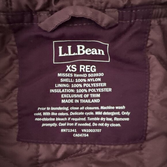 LL Bean Men's Hooded Nylon Anorak Jacket Camping Hiking Size XS - Picture 5 of 7